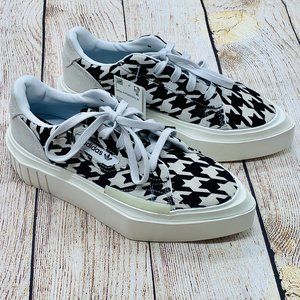 Adidas Hypersleek Black & White Houndstooth Shoes